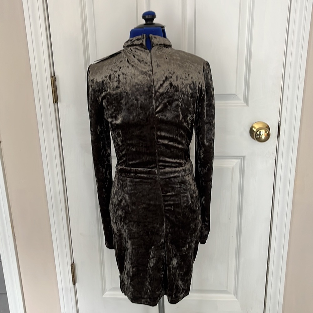 One Way Dress Olive Green - Picture 2 of 7